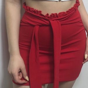 Tie waist mini skirt ❤️